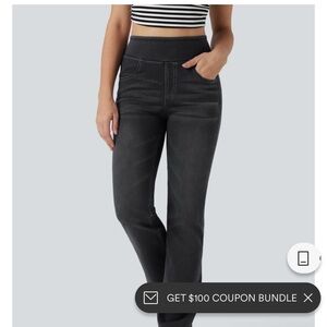 New Halara Flex Bootcut Black Stretch Jeans